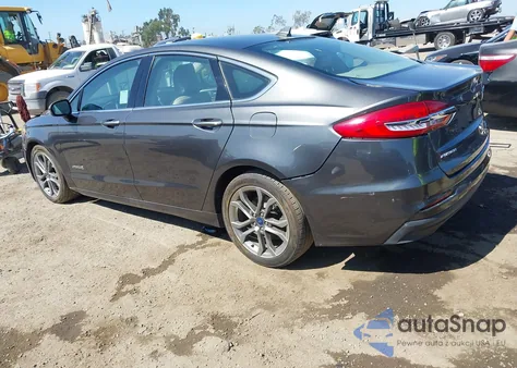 2019 Ford Fusion Hybrid Sel из США, поврежденный, VIN 3FA6P0MU1KR239942